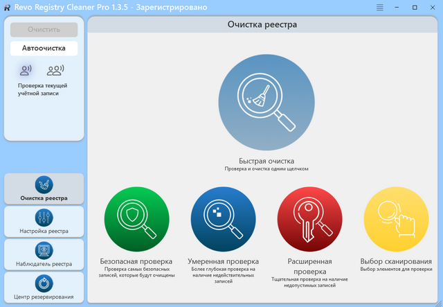 Revo Registry Cleaner