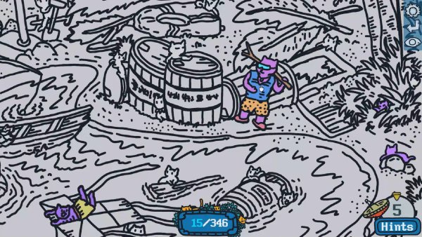 Hidden Cats In White Sand Village